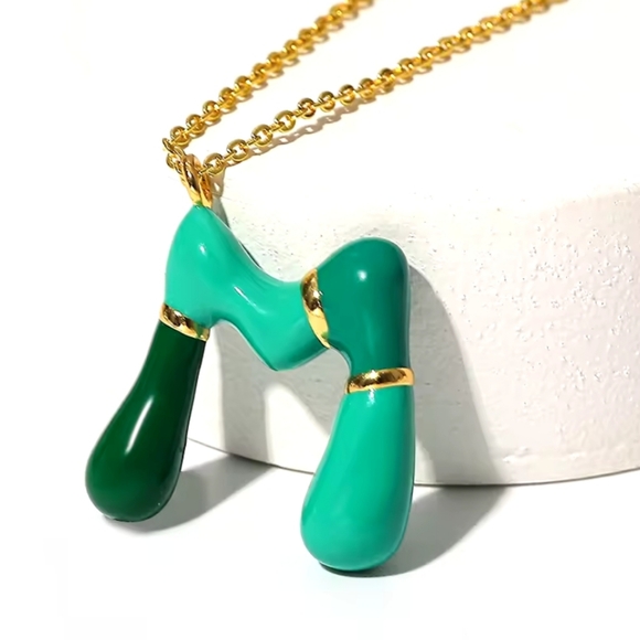 Initial M • Necklace - Picture 1 of 10